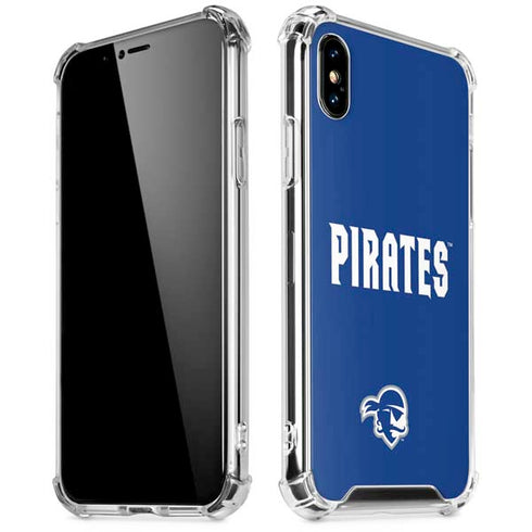 Seton Hall University Pirates Net iPhone XS Max Clear Case